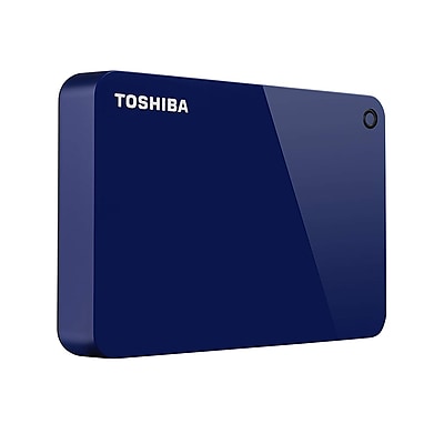 Blue Toshiba Canvio Advance 4TB Portable External Hard Drive USB 3.0 HDTC940XL